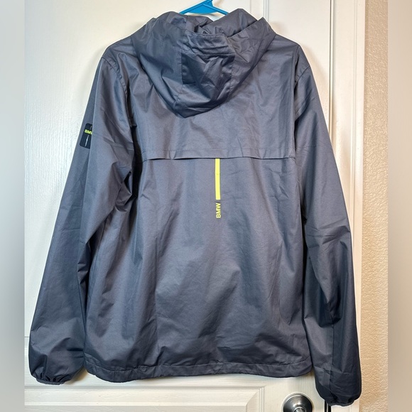 BMW Active Collection Jacket Navy Lime Size Medium EUC #0998-OAK - Picture 3 of 8